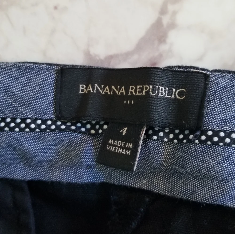 Shorts Banana Republic black cotton